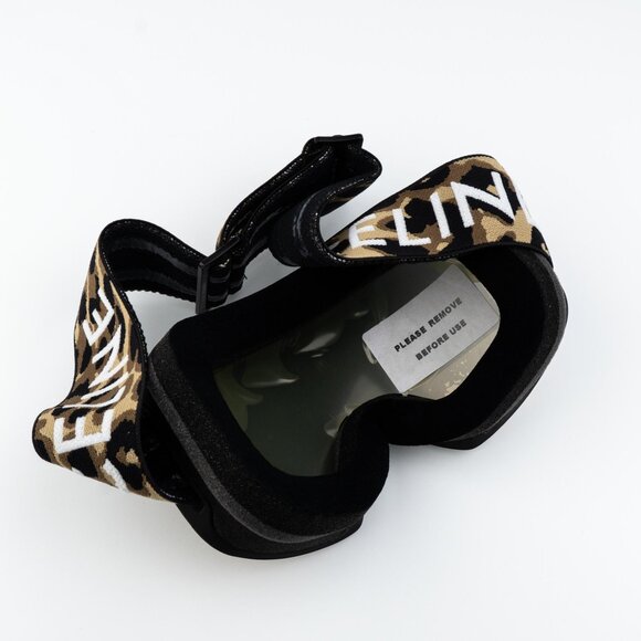 Celine CL40196U SKI MASK Women 99C Animal Gold Mirror NEW AUTHENTIC - Picture 7 of 14